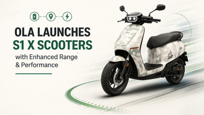 Ola Launches S1 X Scooters with Enhanced Range Tech